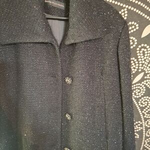 Dana Buchman Black Women's Coat